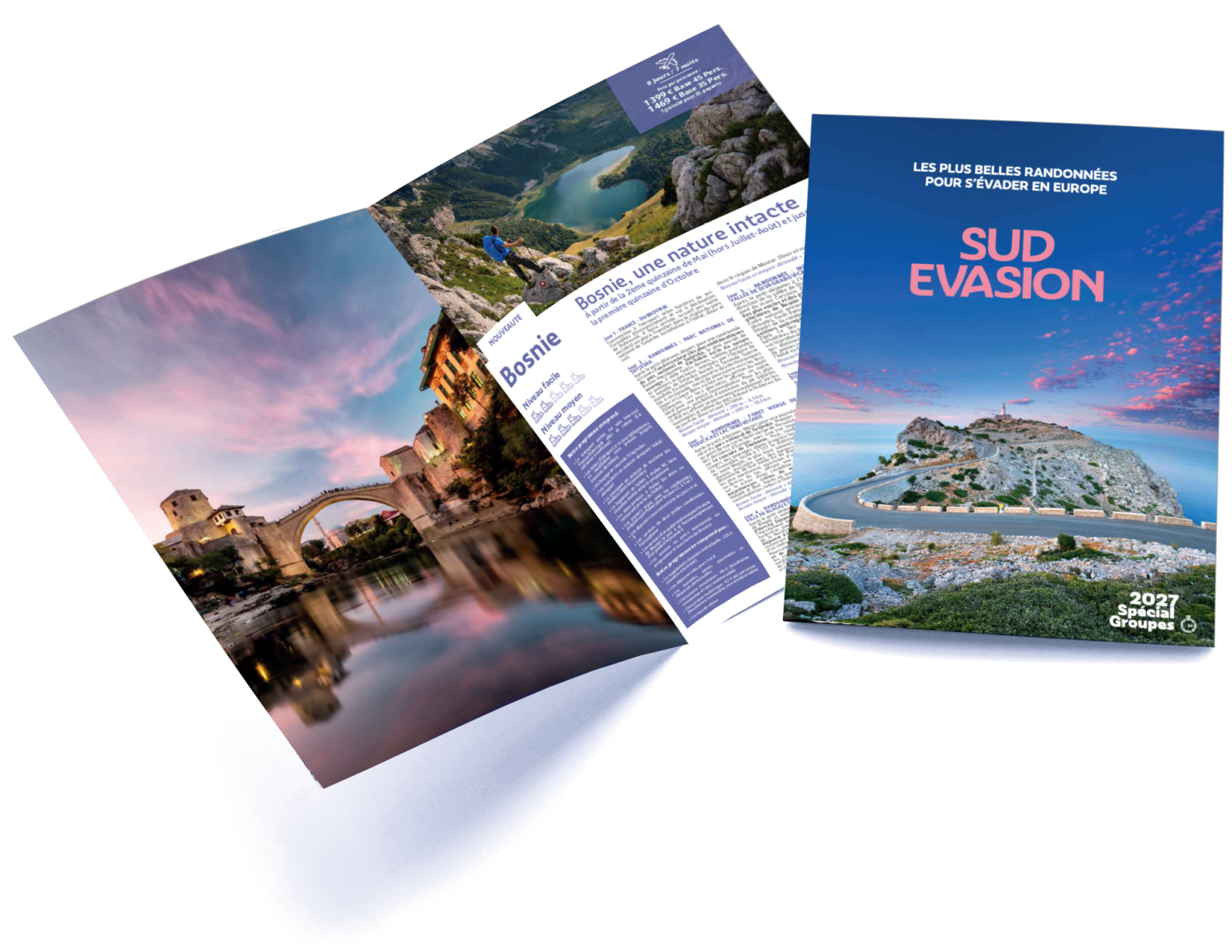 Brochure Sud Évasion 2027 — Spécial Groupes